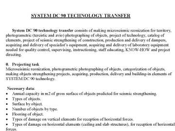 Tehnology Transfer